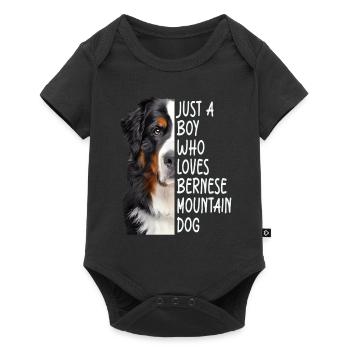 Bernese Mountain Dog - Baby Premium short-sleeve bodysuit - black - Front