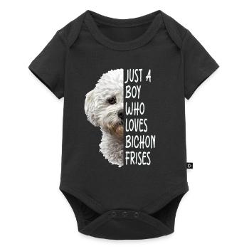 Bichon Frisé - Body à manches courtes Premium Bébé - noir - Devant