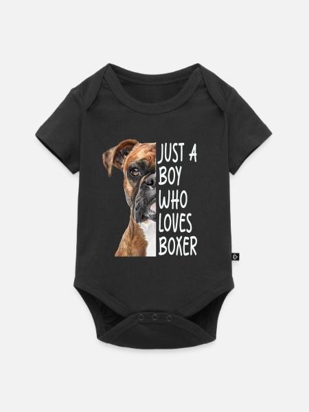 Boxer - Baby Premium Kurzarmbody - Schwarz
