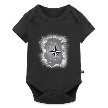 Seagulls Seagull Compass Maritime - Baby Premium short-sleeve bodysuit - black - Front