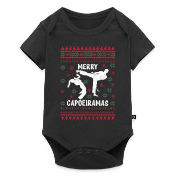 Joyeux Capoeiramas - Body à manches courtes Premium Bébé - noir - Devant