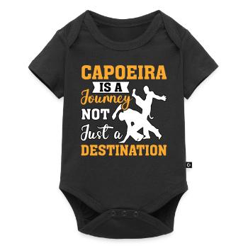 La capoeira est un voyage, pas seulement une destination - Body à manches courtes Premium Bébé - noir - Devant