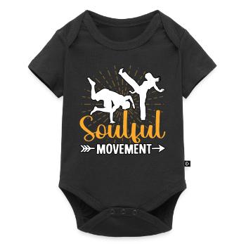 Soulful Movement - Baby Premium short-sleeve bodysuit - black - Front