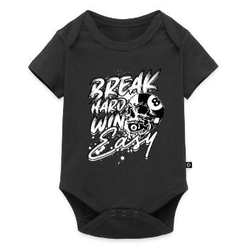 8-Ball Billiards Break Hard Win Easy - Baby Premium short-sleeve bodysuit - black - Front