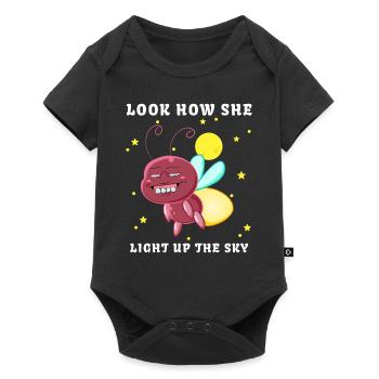 Look How She Lights Up The Sky Meme Firefly magic - Baby Premium short-sleeve bodysuit - black - Front