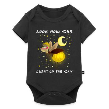 Look How She Lights Up The Sky Meme Firefly magic - Baby Premium short-sleeve bodysuit - black - Front