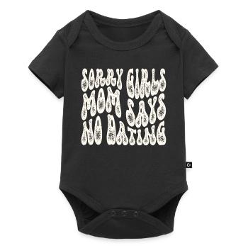 Sorry Girls Maman dit NoDate Baby Shower - Body à manches courtes Premium Bébé - noir - Devant