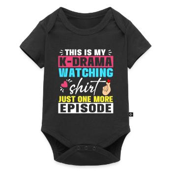 Korean Drama Merch K-Drama Lover Fan - Baby Premium short-sleeve bodysuit - black - Front