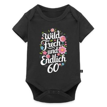 Birthday Gift 60 Years Birthday Child - Baby Premium short-sleeve bodysuit - black - Front