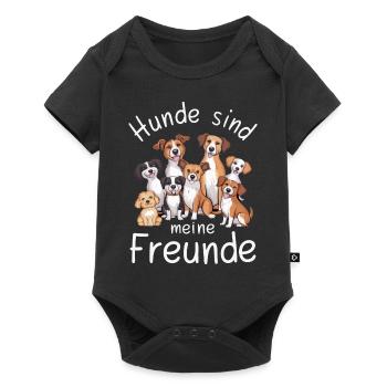 Dog Dogs Pet Funny Sayings - Baby Premium short-sleeve bodysuit - black - Front