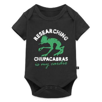 Recherche de Chupacabras dans mon cardio mexicain - Body à manches courtes Premium Bébé - noir - Devant