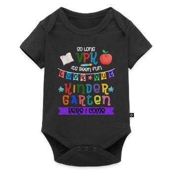 Farewell to preschool: Kindergarten, here I come! - Baby Premium short-sleeve bodysuit - black - Front