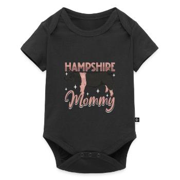 Maman cochon du Hampshire - Body à manches courtes Premium Bébé - noir - Devant