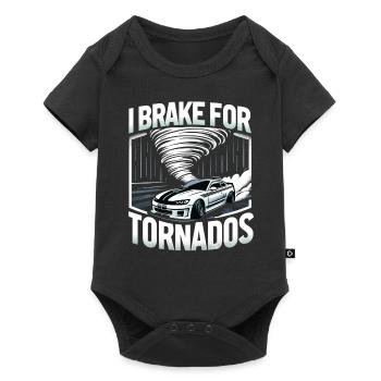 Meteorologist Storm Chasing Tornado Outfit - Baby Premium short-sleeve bodysuit - black - Front