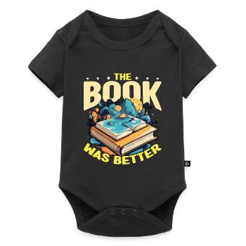 Book Editor The Book Was Better English Teacher - Baby Premium Kurzarmbody - Schwarz - Vorne