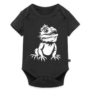 Bearded Dragon - Baby Premium short-sleeve bodysuit - black - Front