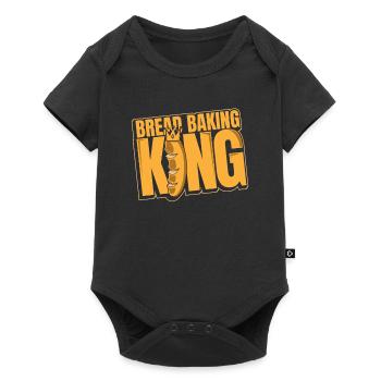 Bread Baking King Bread Maker Bread Dough Lover - Baby Premium short-sleeve bodysuit - black - Front