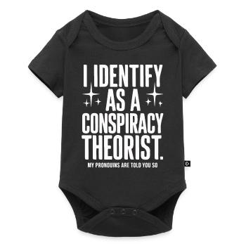 Théoricien du complot Théorie du complot - Body à manches courtes Premium Bébé - noir - Devant