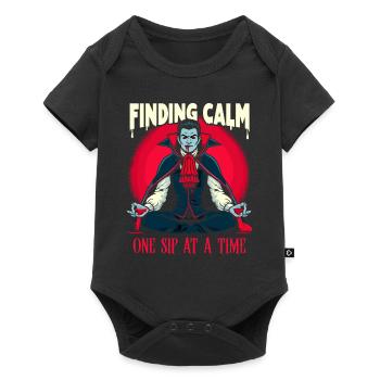Meditation, Mindfulness, Relaxation, Inner - Baby Premium short-sleeve bodysuit - black - Front