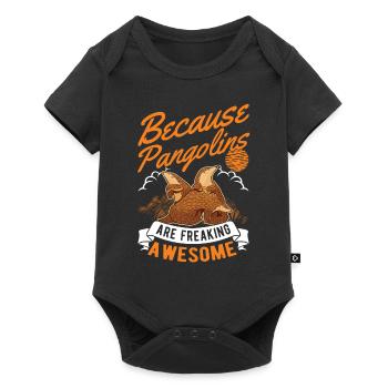Pangolin Gift Pangolin - Baby Premium short-sleeve bodysuit - black - Front