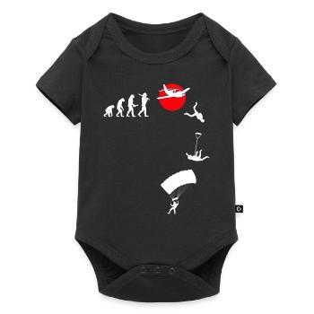 Maillot Skydive Freefly Fallschirmspringer Parachutisme - Body à manches courtes Premium Bébé - noir - Devant