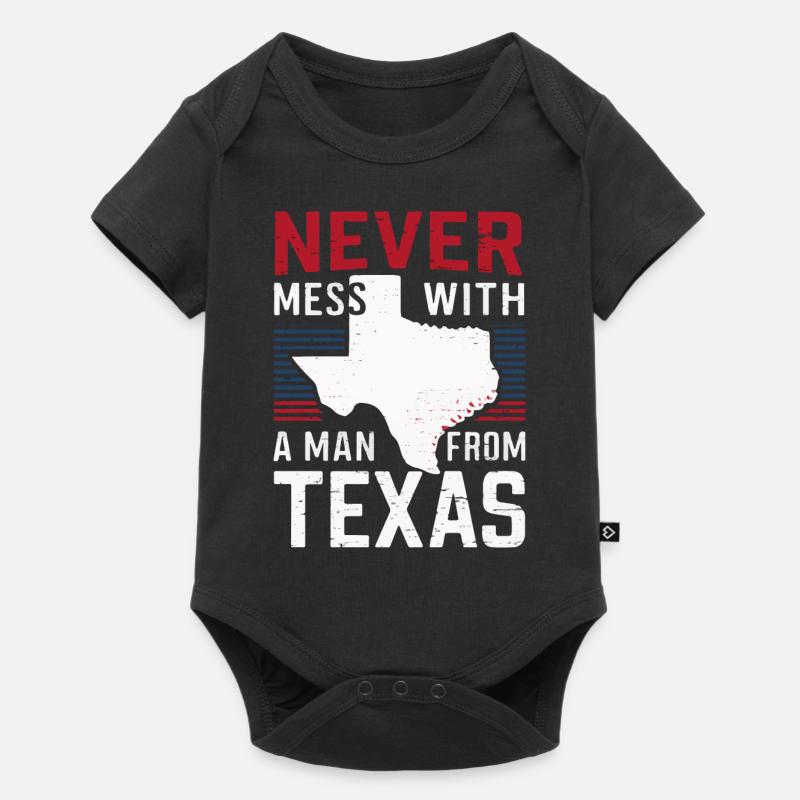 État du Texas Texans Texas - Body à manches courtes Premium Bébé - noir