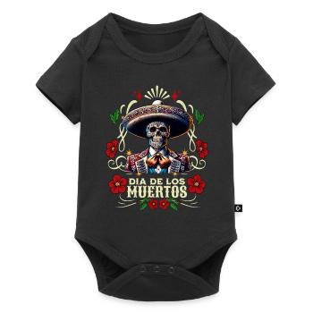 Dia de los Muertos Colorful - Baby Premium short-sleeve bodysuit - black - Front