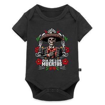 Dia de los Muertos Colorful - Baby Premium short-sleeve bodysuit - black - Front