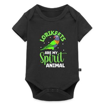 Favorite animal - Lori - Baby Premium short-sleeve bodysuit - black - Front