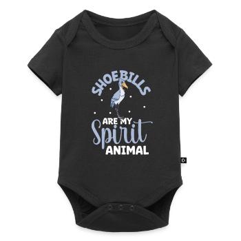 Animal préféré - bec-en-sabot - Body à manches courtes Premium Bébé - noir - Devant