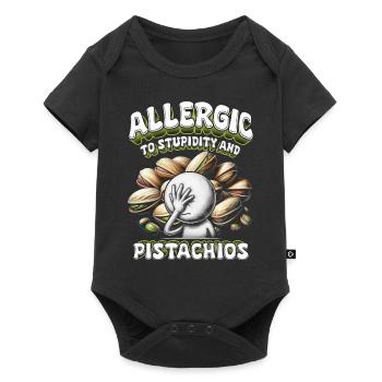 Pistachio Allergy Allergic To Pistachios - Baby Premium short-sleeve bodysuit - black - Front