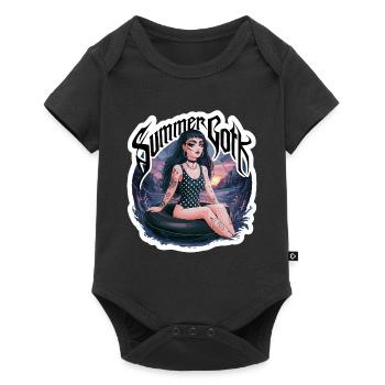 Summer Goth für Gothik Fans - Baby Premium Kurzarmbody - Schwarz - Vorne