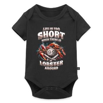 Lobster allergy - Baby Premium short-sleeve bodysuit - black - Front