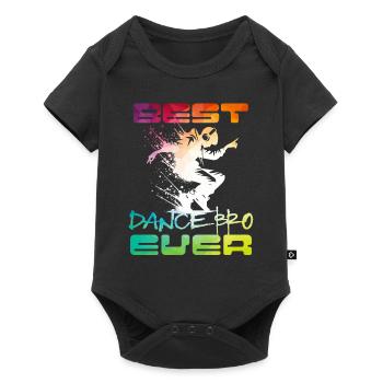Best Dance Bro Ever Cool Dancer - Baby Premium Kurzarmbody - Schwarz - Vorne