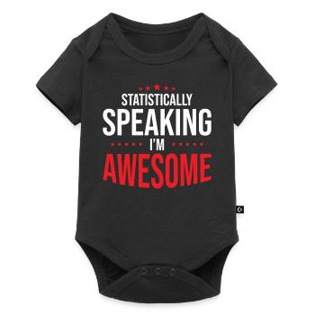 Statistically, I'm fantastic - Baby Premium short-sleeve bodysuit - black - Front