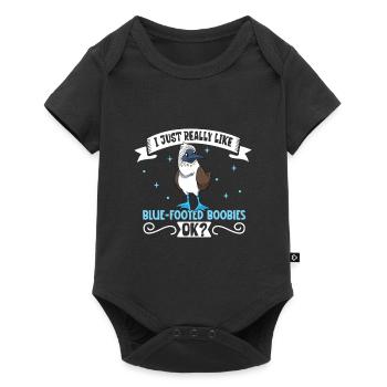 I love my blue-footed booby - Baby Premium short-sleeve bodysuit - black - Front