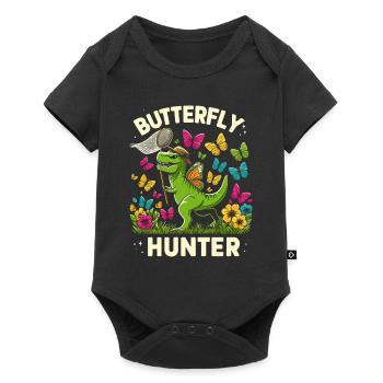 Bonsai Master T-Rex Dinosaur Gardening for - Baby Premium short-sleeve bodysuit - black - Front