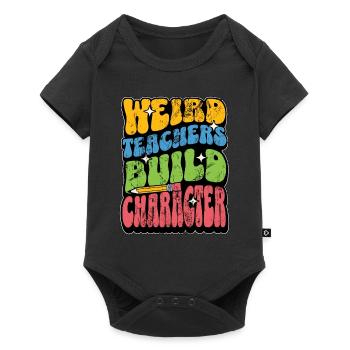 Professeur de littérature Enseignants bizarres Build Instructor - Body à manches courtes Premium Bébé - noir - Devant