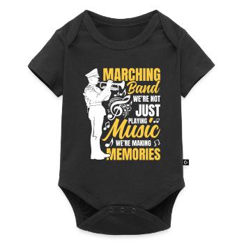 Marching Band We're Not Just Playing Music - Baby Premium Kurzarmbody - Schwarz - Vorne