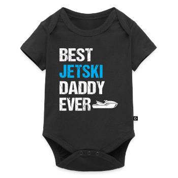 Best jetski Daddy Ever - Jetski Racing Daddy Jetsk - Baby Premium Kurzarmbody - Schwarz - Vorne