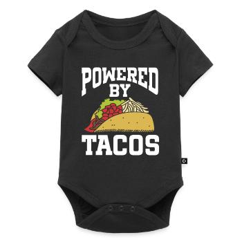 Powered By Tacos - Baby Premium short-sleeve bodysuit - black - Front