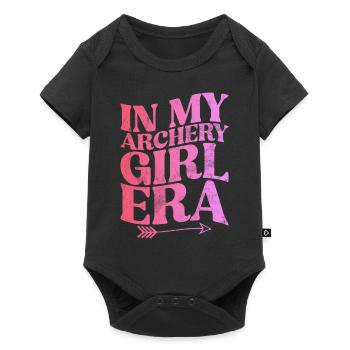 Bogenschießen Bowhunter Shooting Girls Pfeiljagd - Baby Premium Kurzarmbody - Schwarz - Vorne