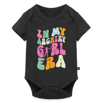 Archery Bowhunter Shooting Girls Arrow Hunting - Baby Premium short-sleeve bodysuit - black - Front