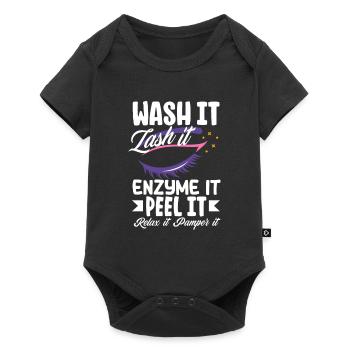 Skin Care Beautician Cosmetics - Baby Premium short-sleeve bodysuit - black - Front