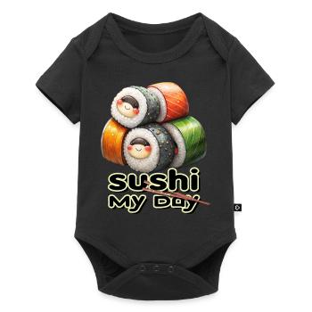 Sushi My Day - Baby Premium short-sleeve bodysuit - black - Front