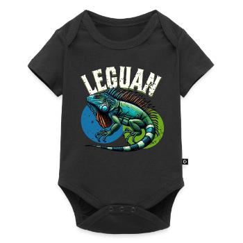 Iguana - Baby Premium short-sleeve bodysuit - black - Front
