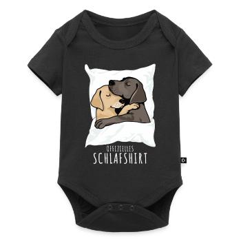 Retriever Nightgown Official Sleep Shirt Dogs - Baby Premium short-sleeve bodysuit - black - Front