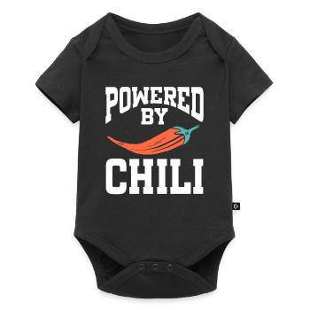 Powered By Chili - Baby Premium short-sleeve bodysuit - black - Front
