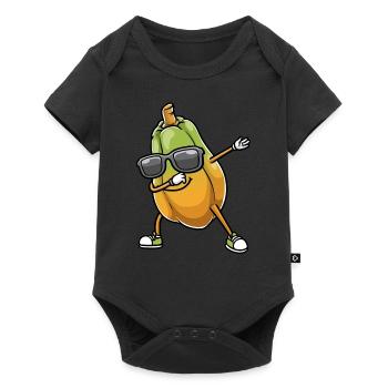 Danse de la papaye - Body à manches courtes Premium Bébé - noir - Devant