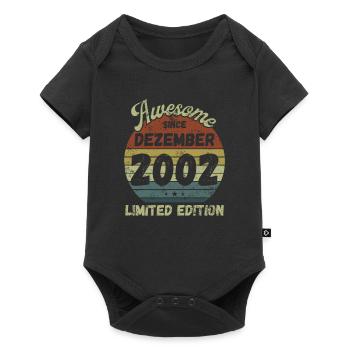 Awesome since December 2002 - Geburtstag - Baby Premium Kurzarmbody - Schwarz - Vorne
